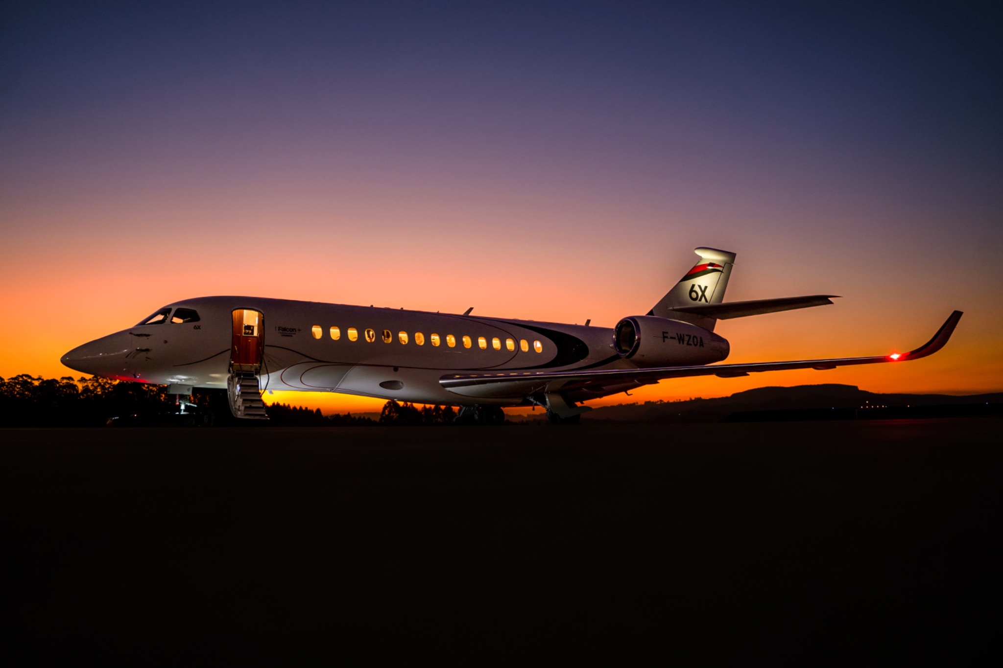 Falcon 6X — flota Ilontin.2, loty biznesowe